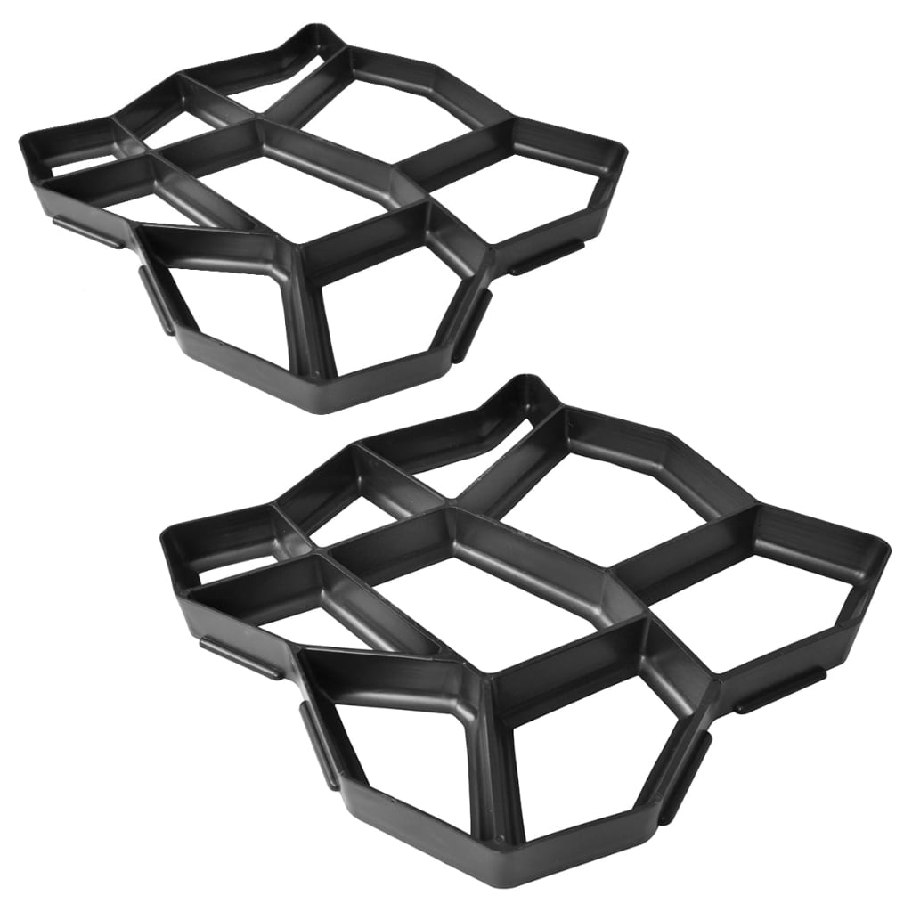 Pavement Mold for the Garden 42x42x4cm Set of