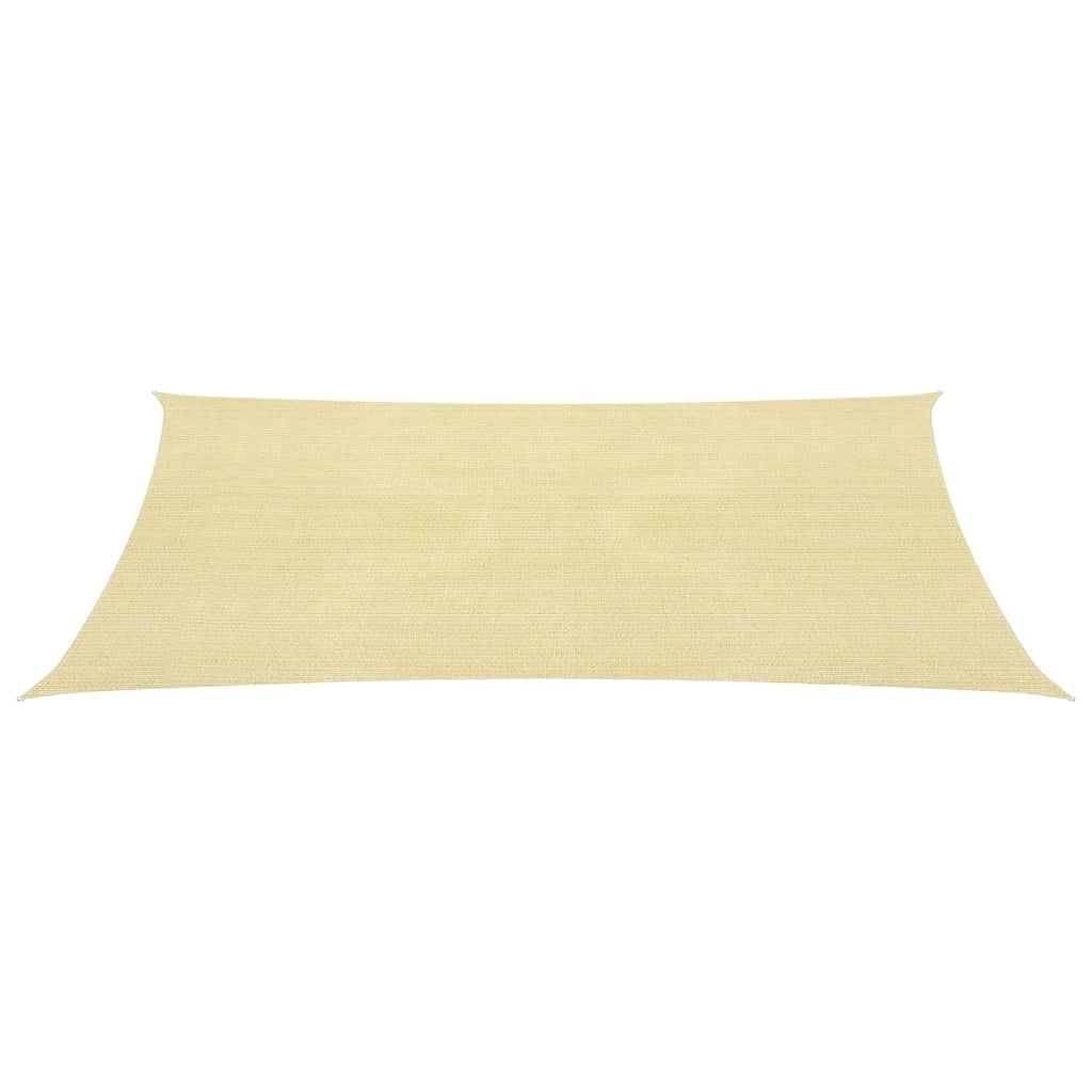 Sunshade Sail HDPE Square 3.6x3.6 m Beige
