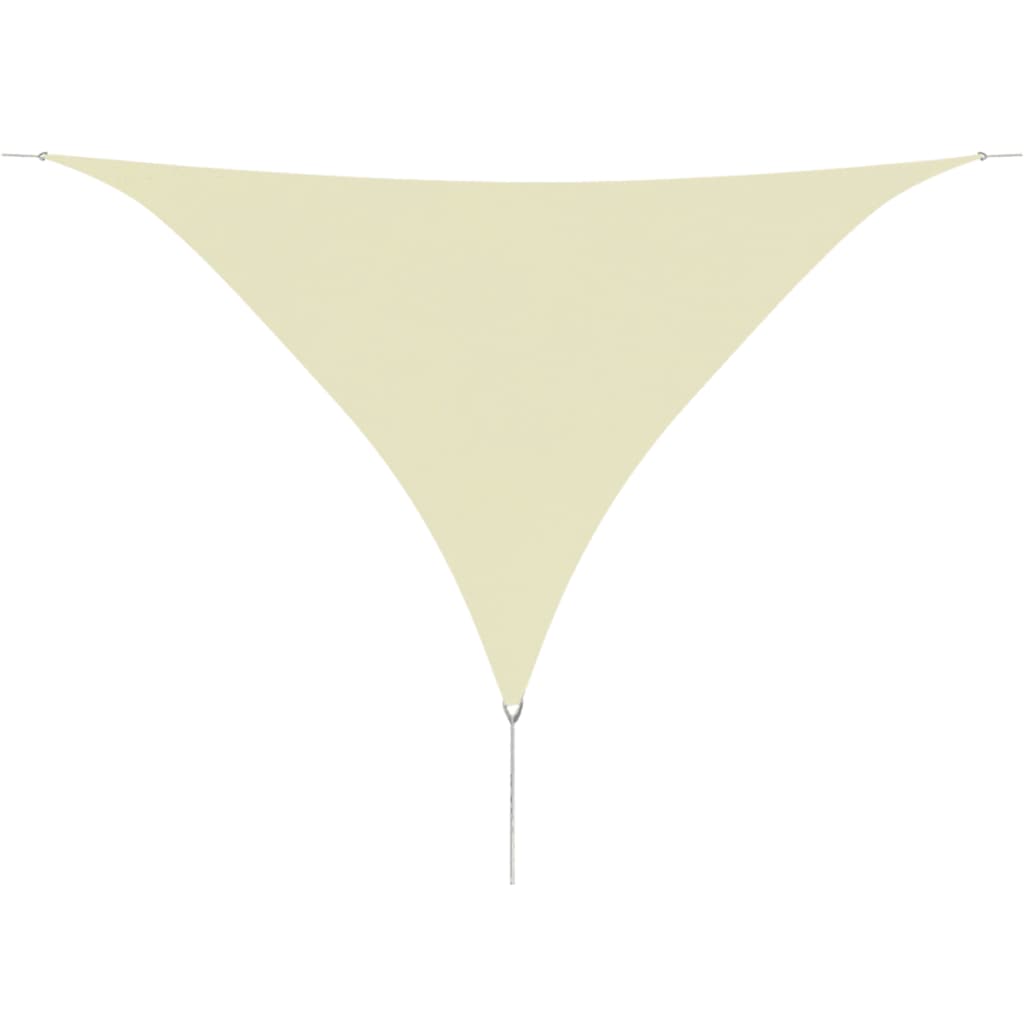 Sunshade Sail Oxford Fabric Triangular 3.6x3.6x3.6 m Cream