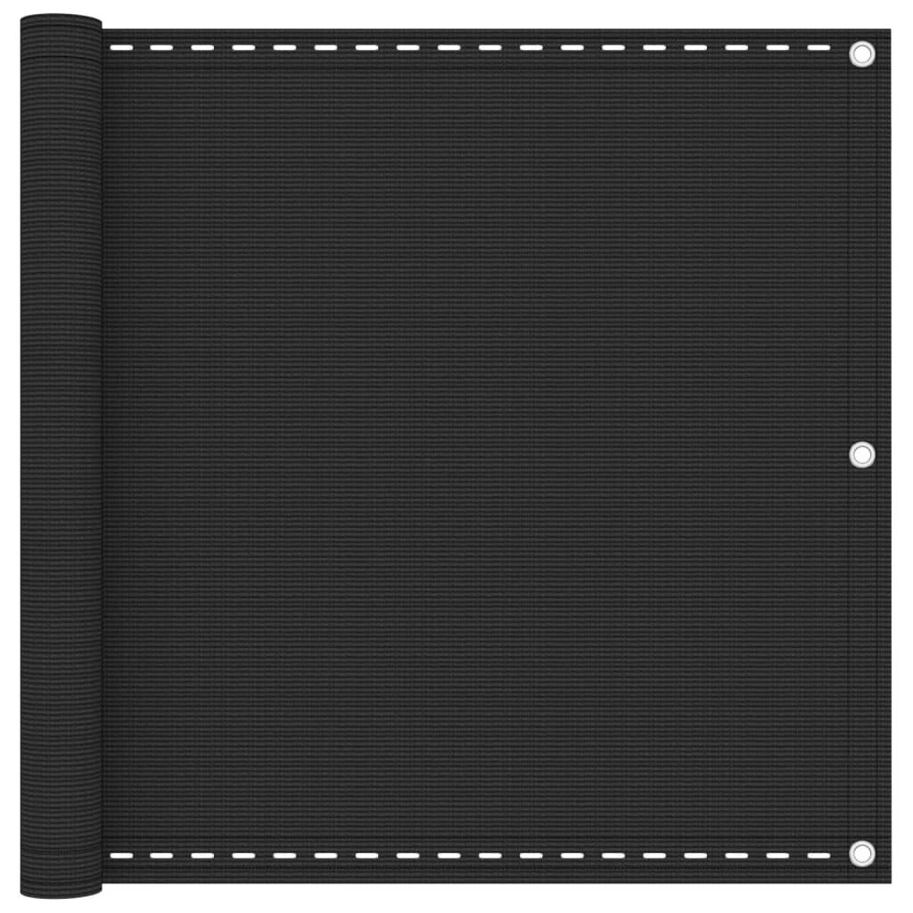 Balcony Screen HDPE 90x600 cm Anthracite