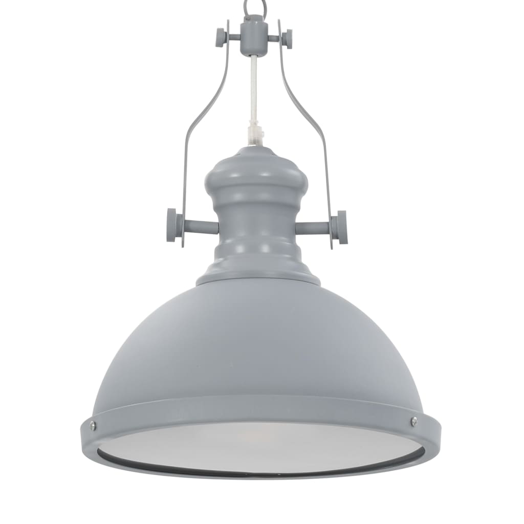 Ceiling Lamp Grey Round E27