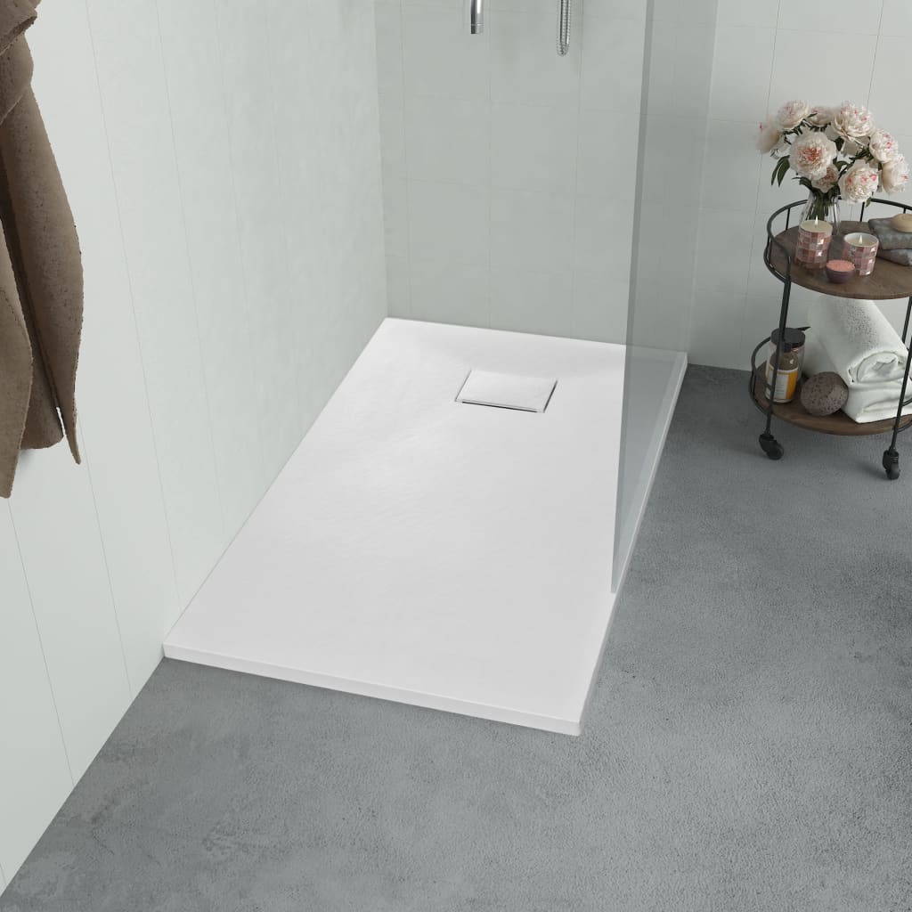 Shower Base Tray SMC White 90x90cm