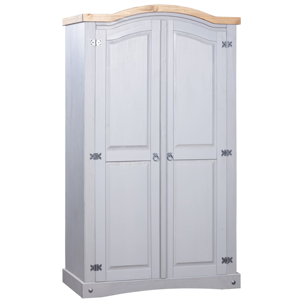 GRACE 2 Door Wardrobe Grey - 52cm