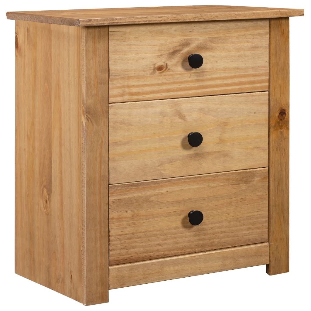 Bedside Table - DENVER Nightstand Natural 46cm