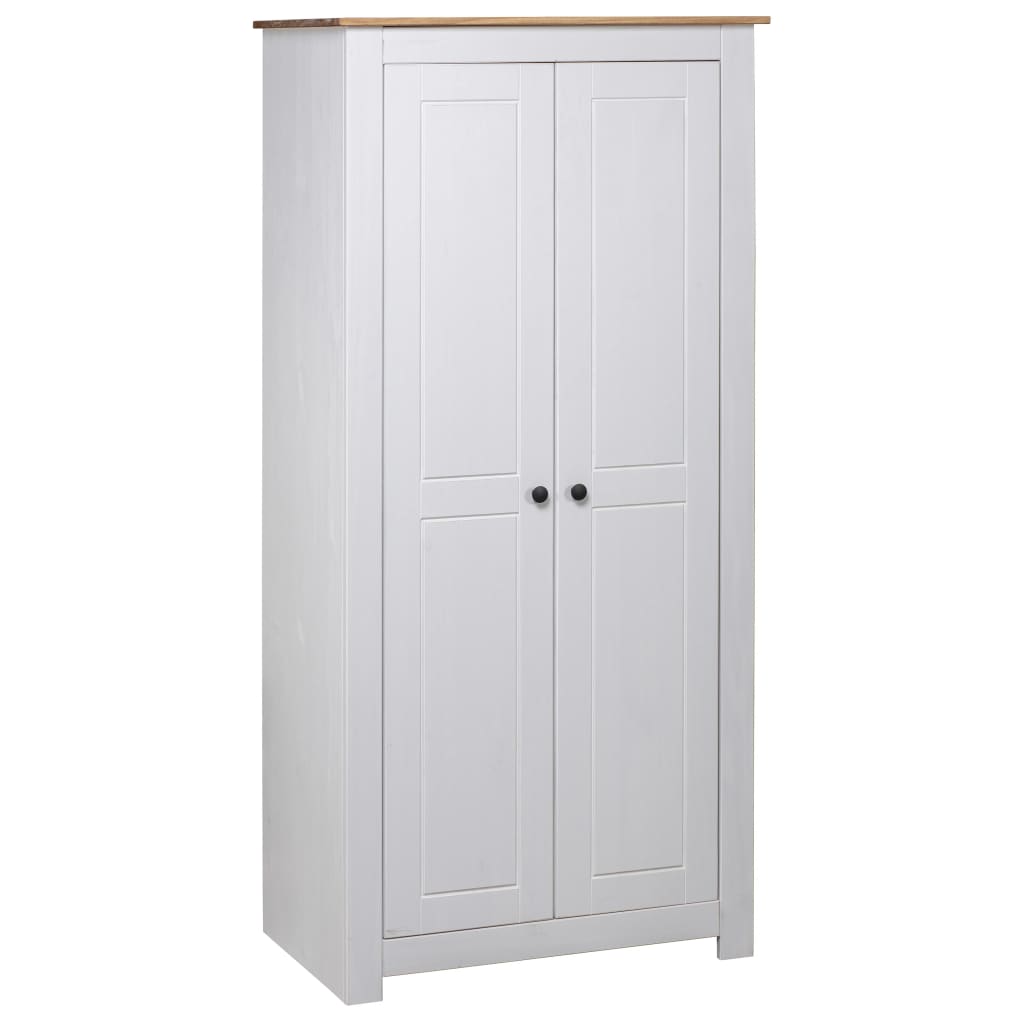 VERA 2 Door Wardrobe White - 80cm