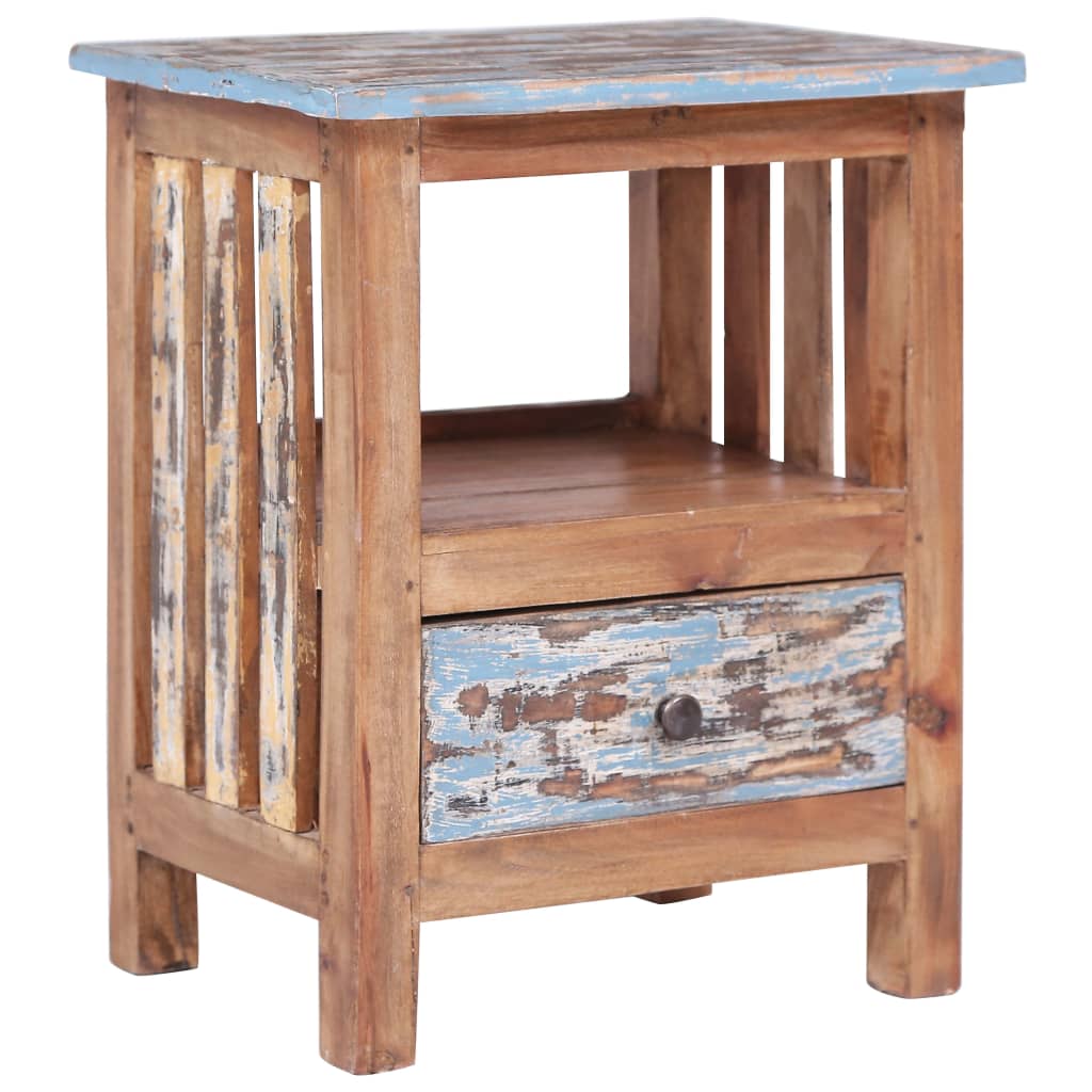 Bedside Table - LIVORNO Nightstand Mix Colour 41cm
