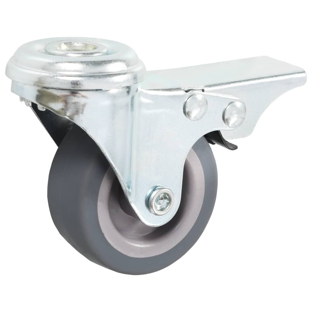 Bolt Hole Swivel Casters 12 Pcs 50mm