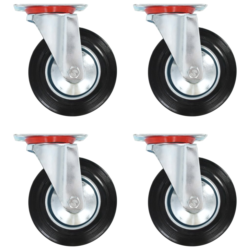 8 pcs Swivel Casters 160 mm
