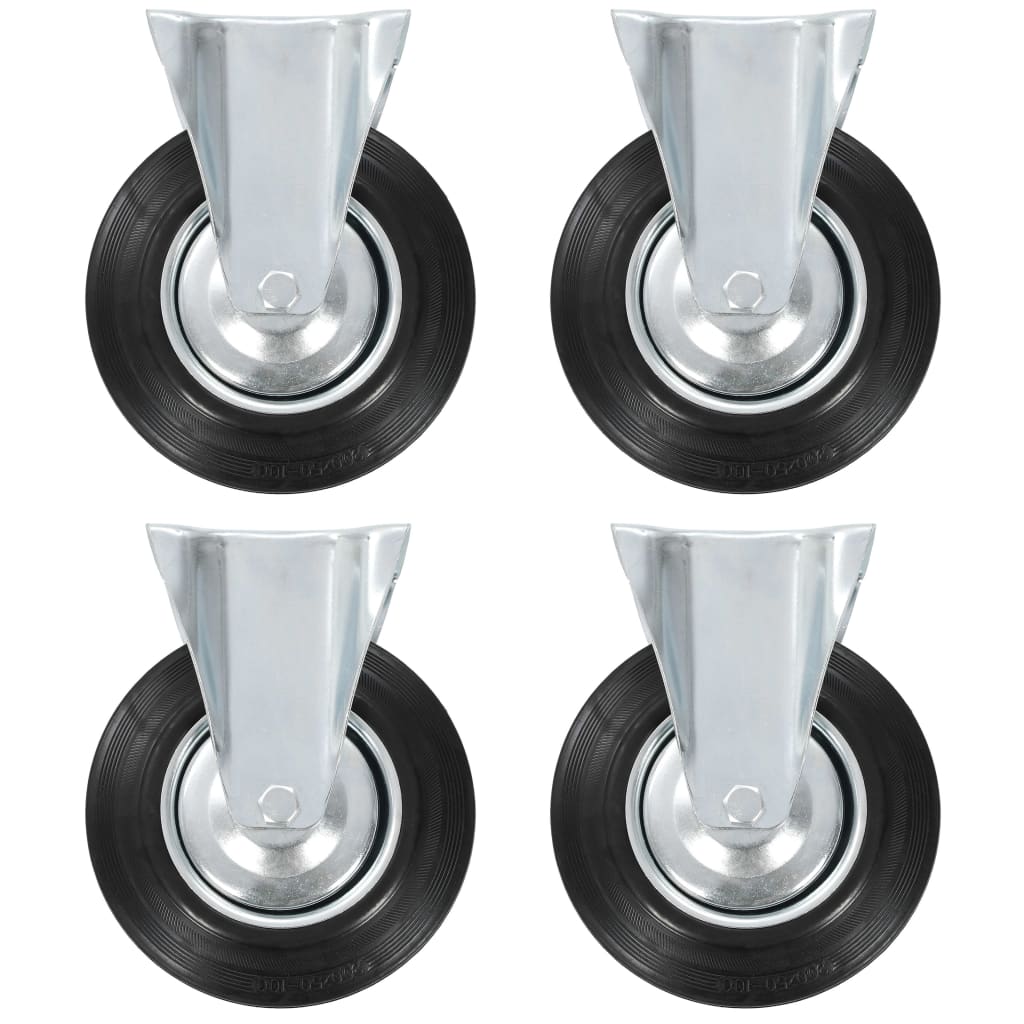 8 pcs Fixed Casters 200 mm