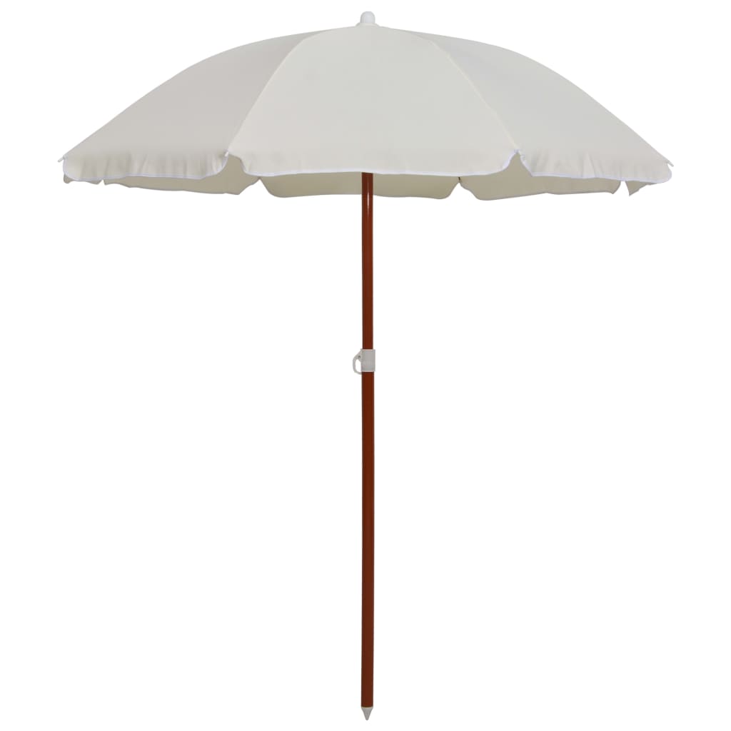 Parasol with Steel Pole 180 cm Sand