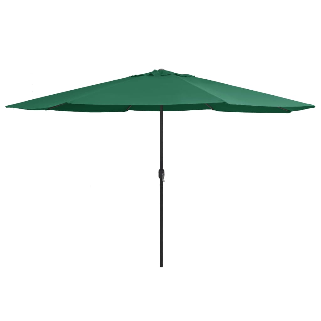 Outdoor Parasol with Metal Pole 400 cm Green