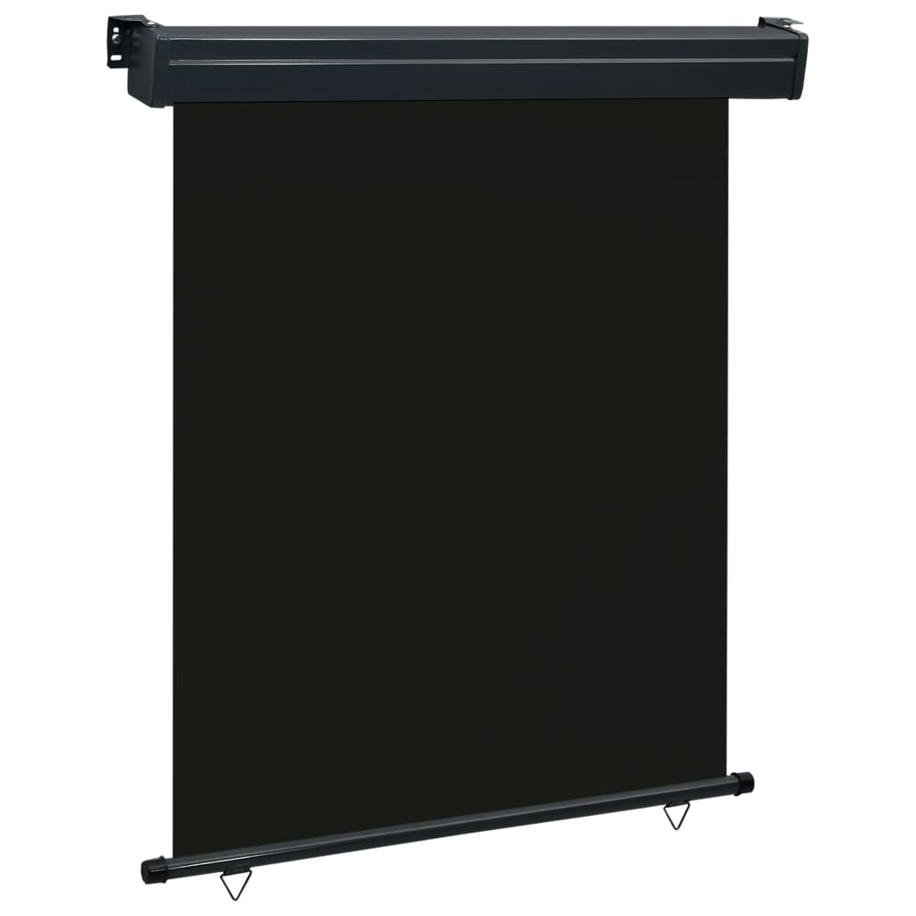 Balcony Side Awning 140x250 cm Black