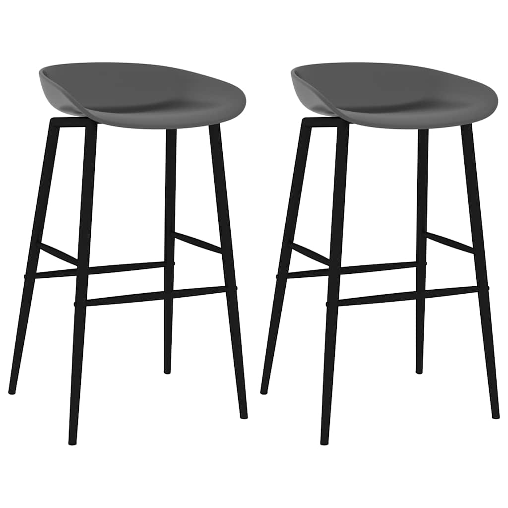 RISRIDG Bar Chairs 2 pcs - Grey