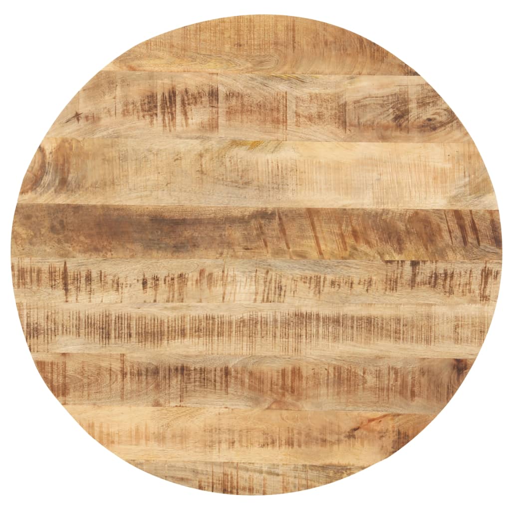 Table Top Solid Mango Wood Round 25-27 mm 40 cm