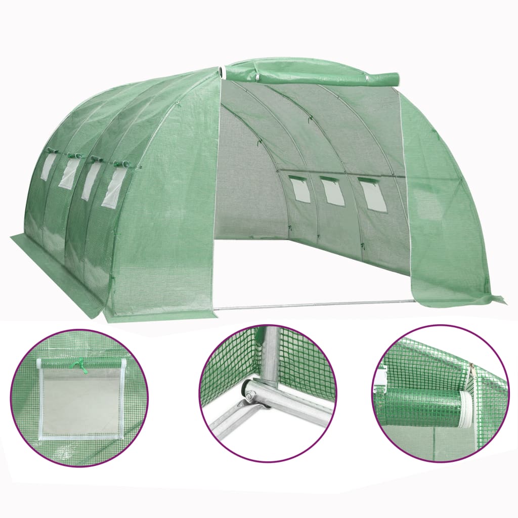 Greenhouse 16 mÂ² 4x4x2 m