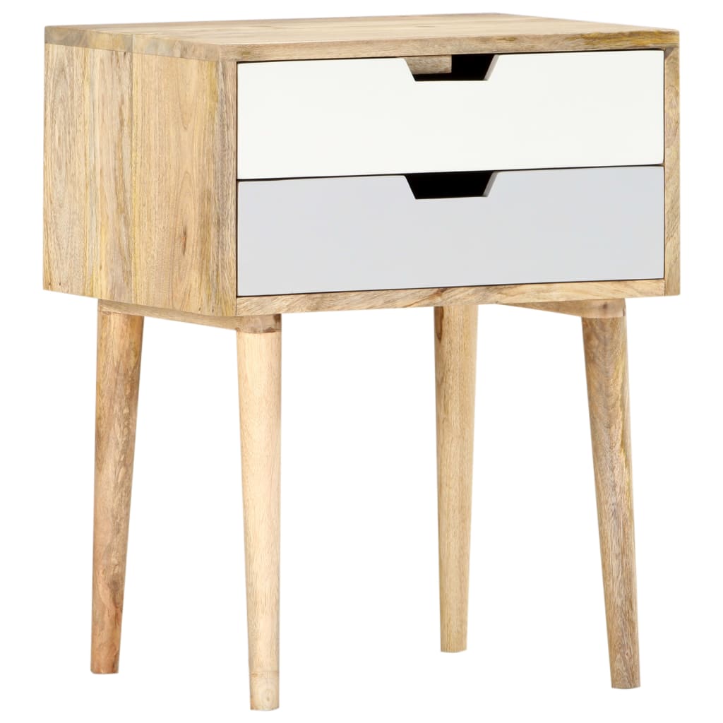 Bedside Table - DARTMOUTH Nightstand Multi Colour 47cm