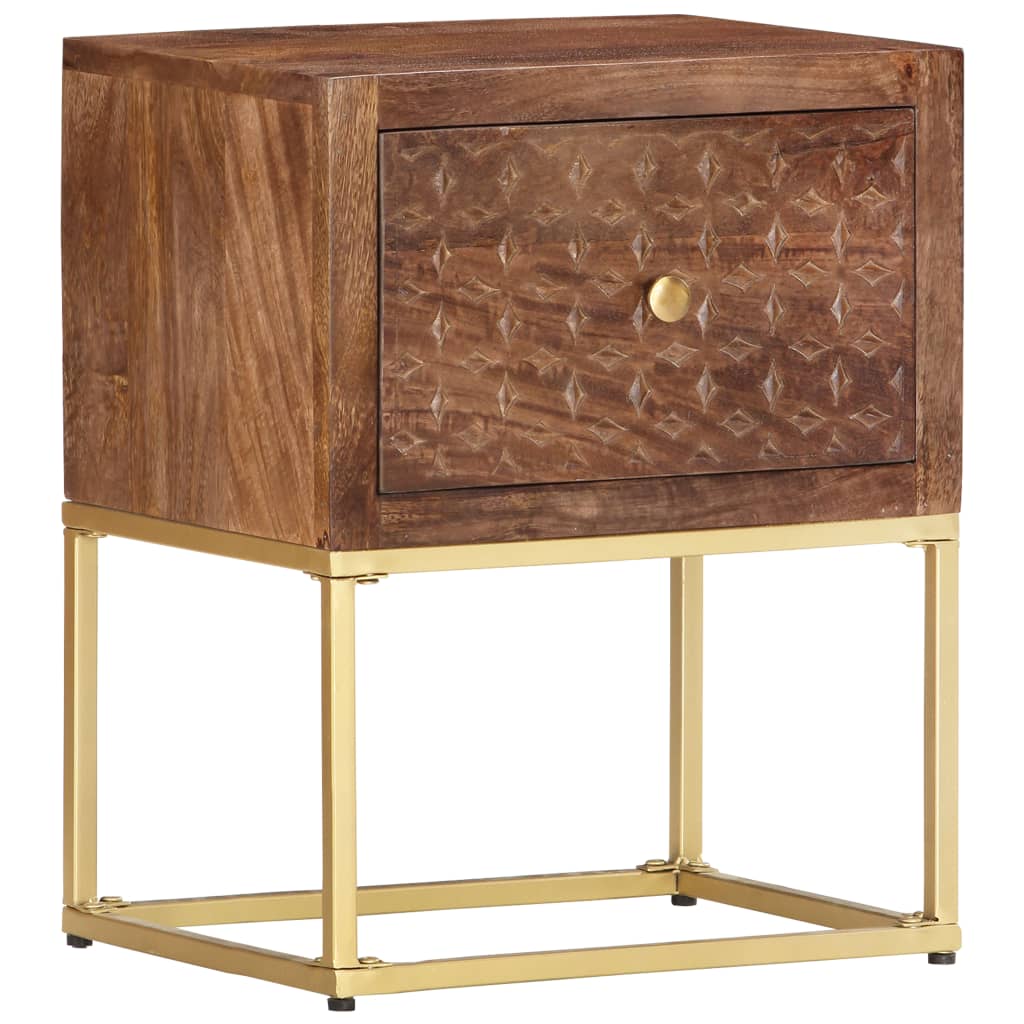 Bedside Table - ANCONA Mac Nightstand Natural 40cm