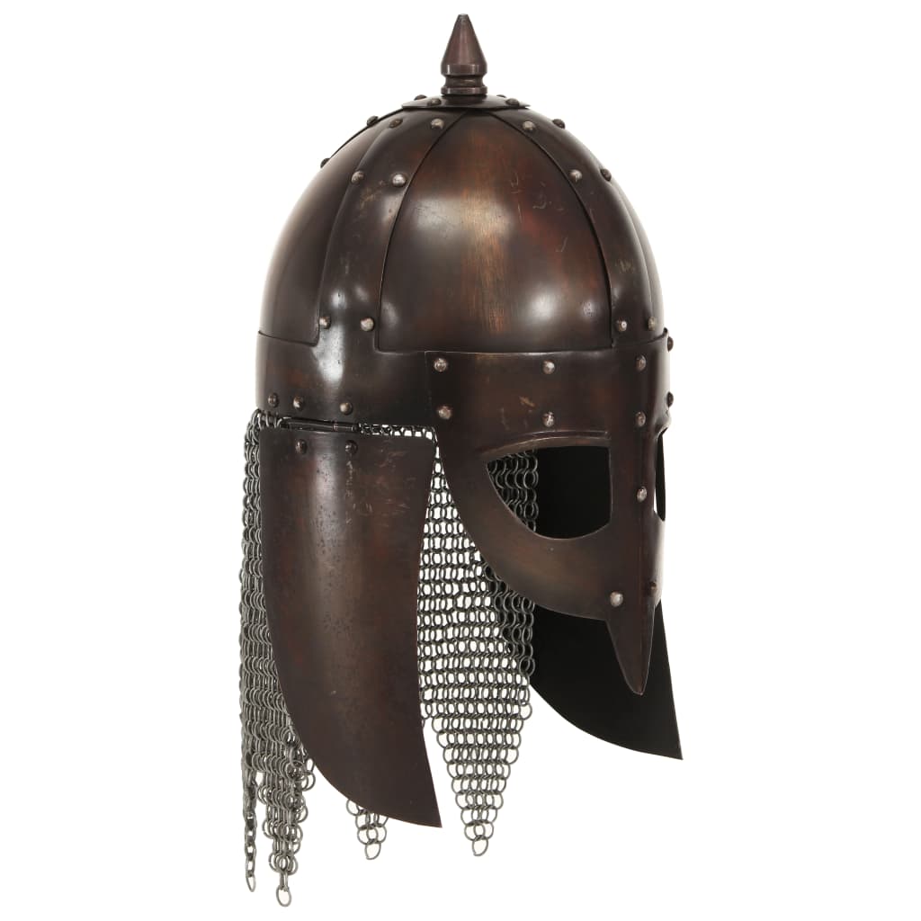 Morli Viking Warrior Helmet Antique Replica LARP Copper Steel