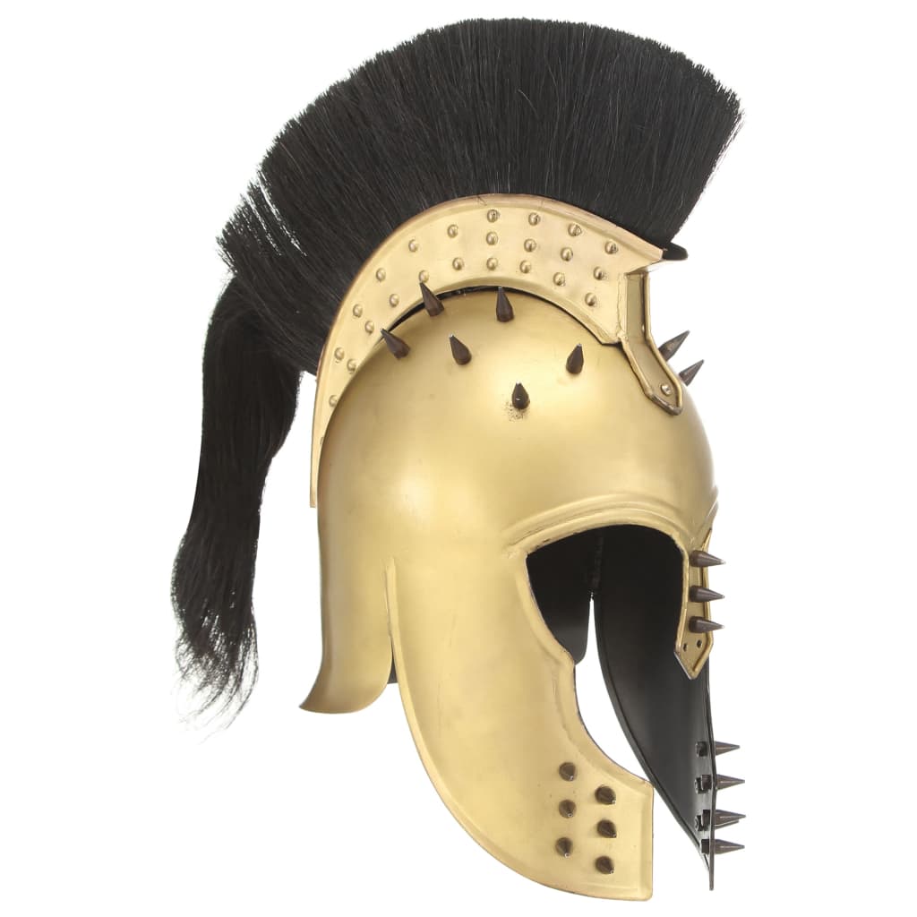 Morli Greek Warrior Helmet Antique Replica LARP Brass Steel