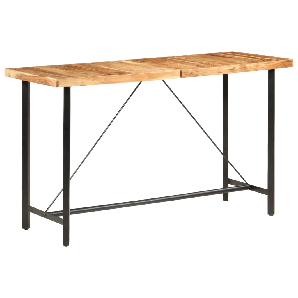 Bar Table 180x70x107 cm Solid Sheesham Wood