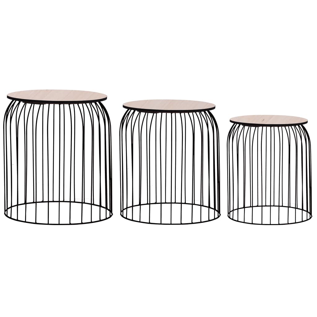 Coffee Tables 3 Pieces Black