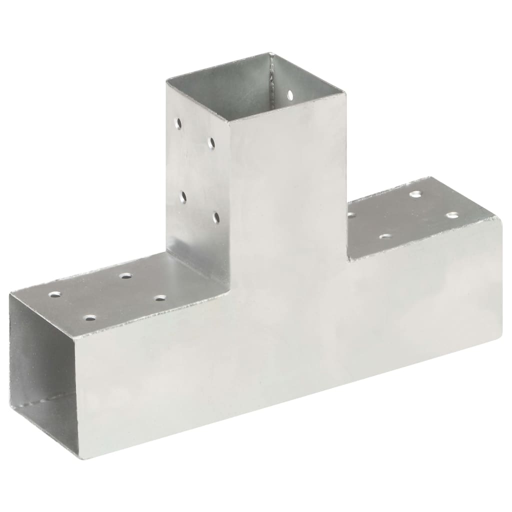 Post Connector T Shape Galvanised Metal 71x71mm