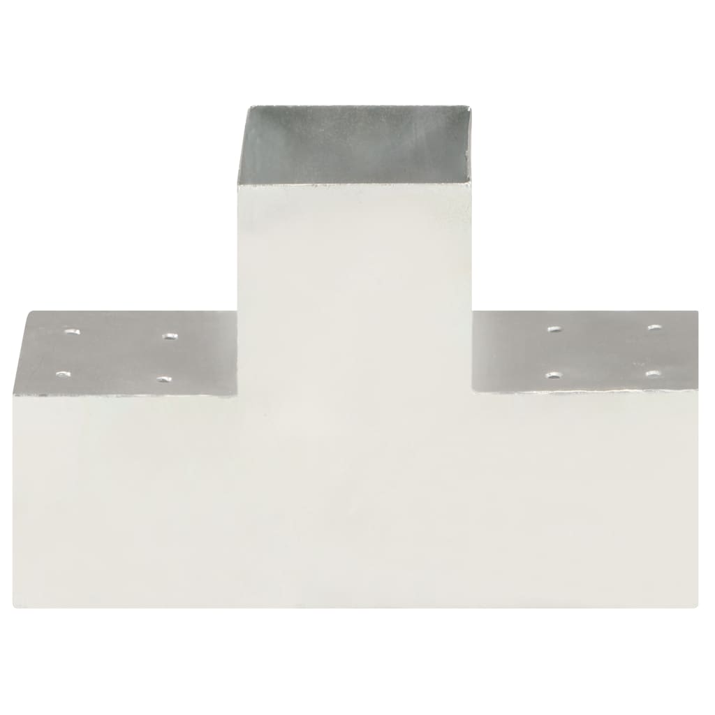 Post Connector T Shape Galvanised Metal 101x101 mm
