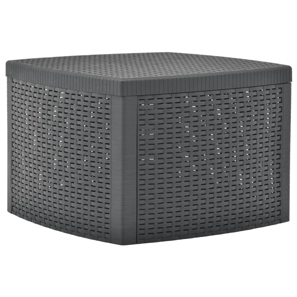 Side Table Anthracite 54x54x36.5 cm Plastic