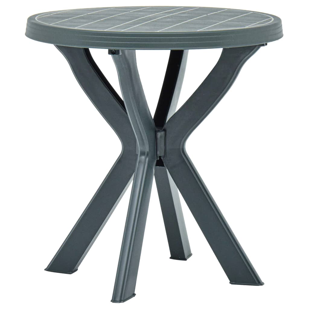 Bistro Table Green Ã ̃70 cm Plastic