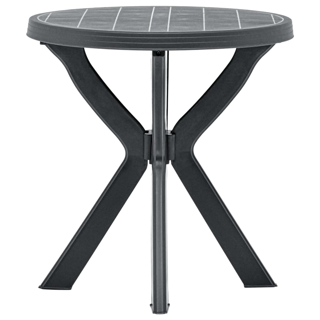 Bistro Table Anthracite Ã ̃70 cm Plastic