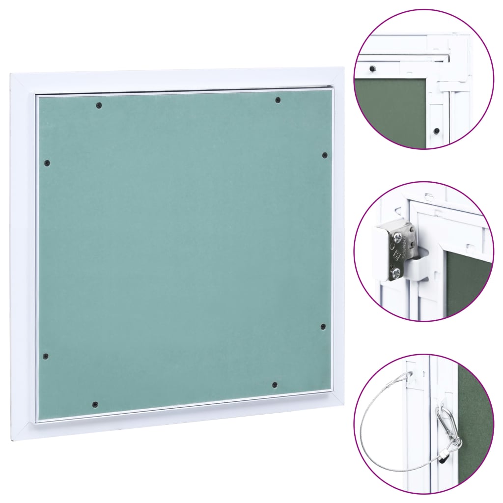 Access Panel with Aluminium Frame and Plasterboard 300x300mm