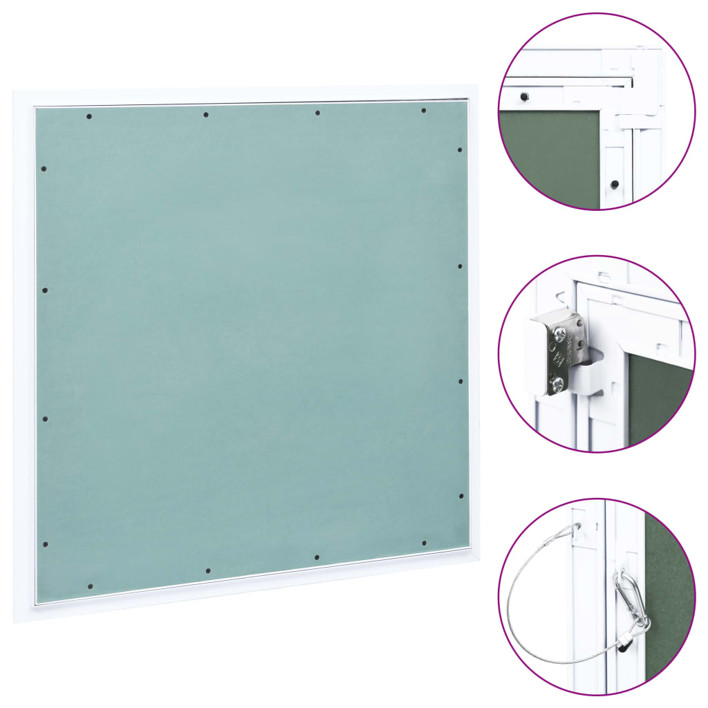 Access Panel with Aluminium Frame and Plasterboard 600x600mm