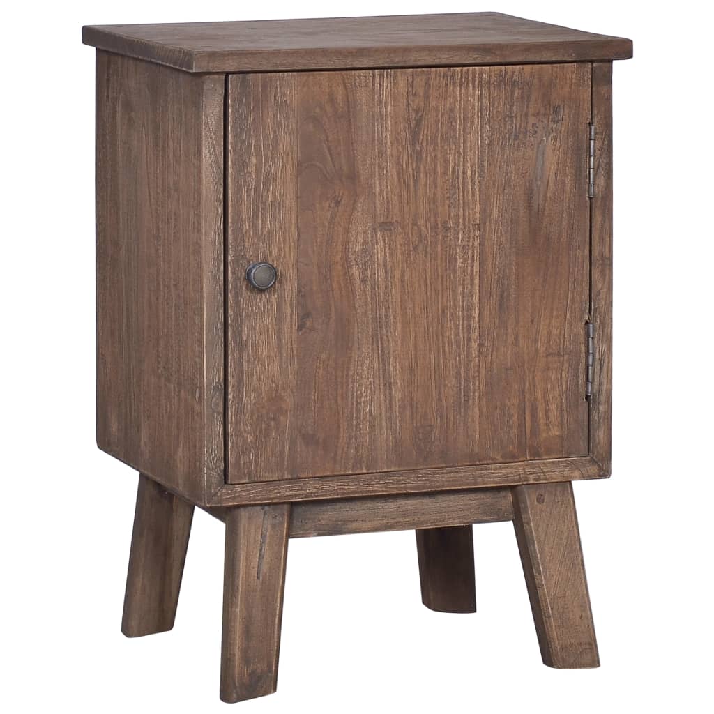 Bedside Table - TURNER Nightstand Brown 40cm