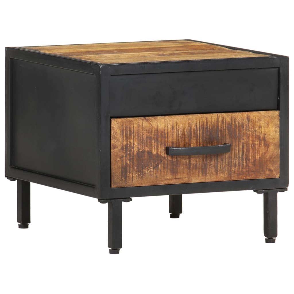 Bedside Table - MEMPHIS Nightstand Natural 40cm