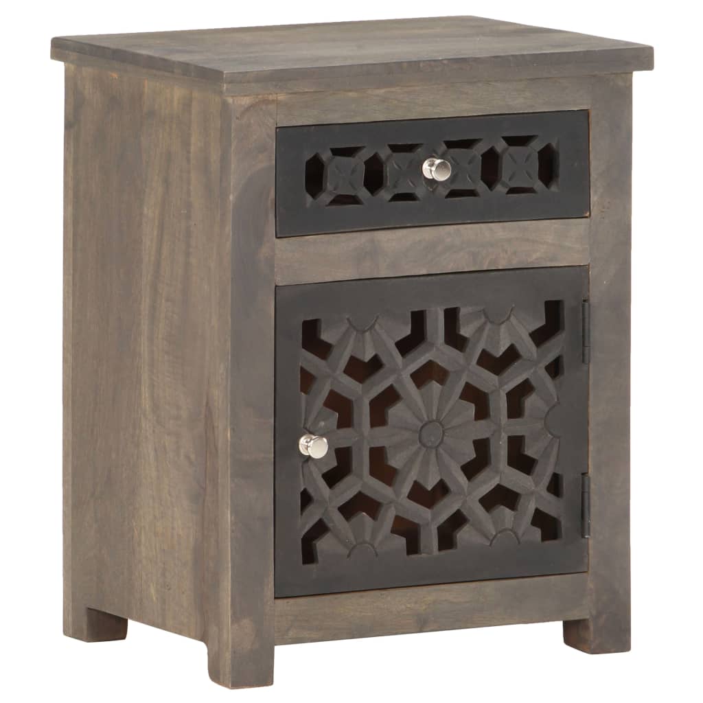 Bedside Table - CEDAR Rio Nightstand Wooden 40cm