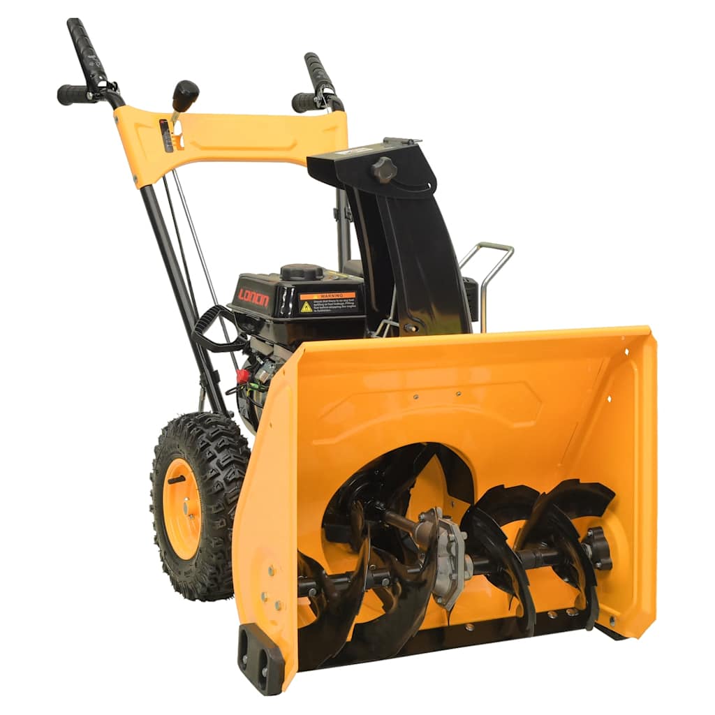 LOAVALE Snow Thrower 6.5 HP and Black - Yellow