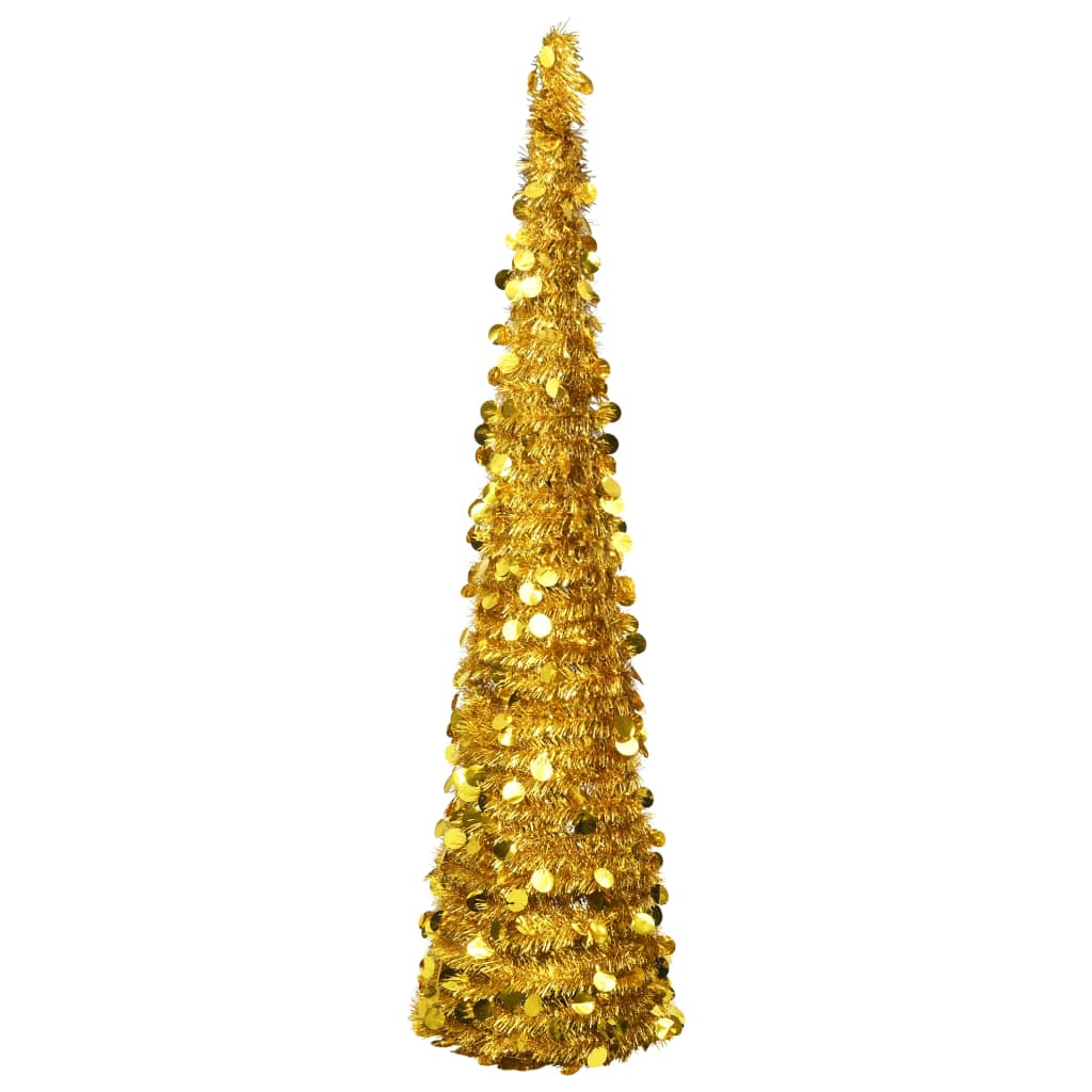 Roche Pop-up Artificial Christmas Tree Gold 180cm PET