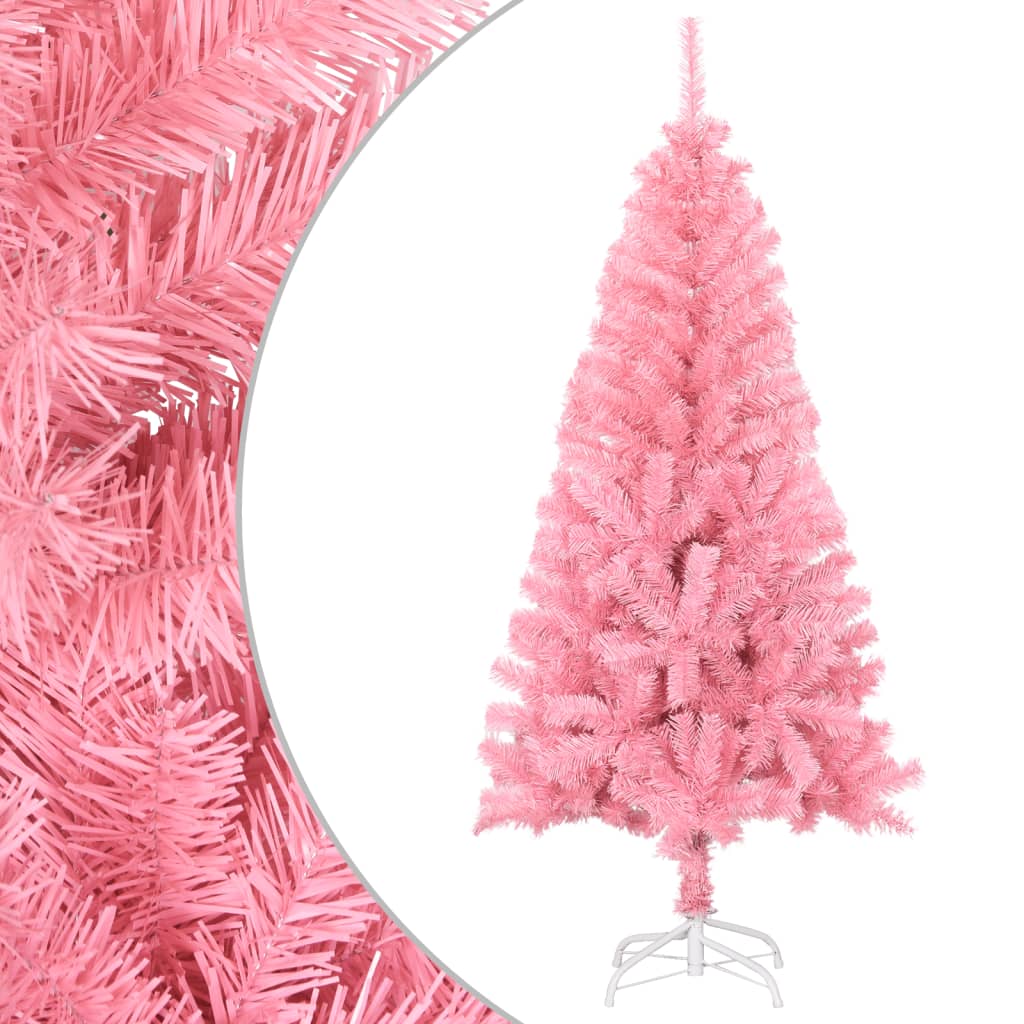 Liro Artificial Christmas Tree with Stand Pink 150cm PVC