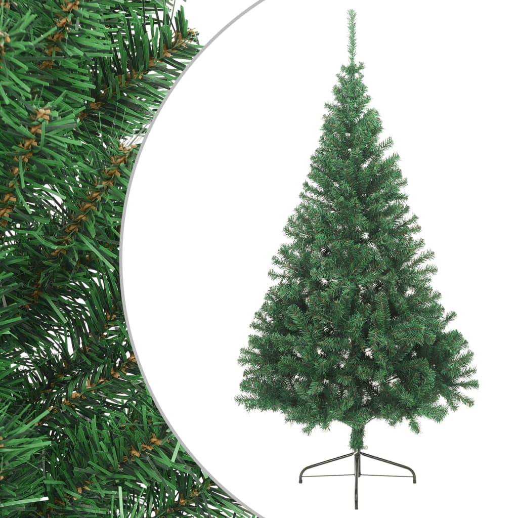 Liro Artificial Half Christmas Tree Stand Green 180cm PVC