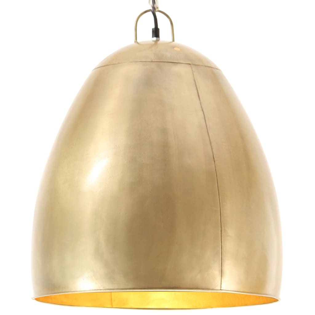 Industrial Hanging Lamp 25 W Brass Round 42 cm E27