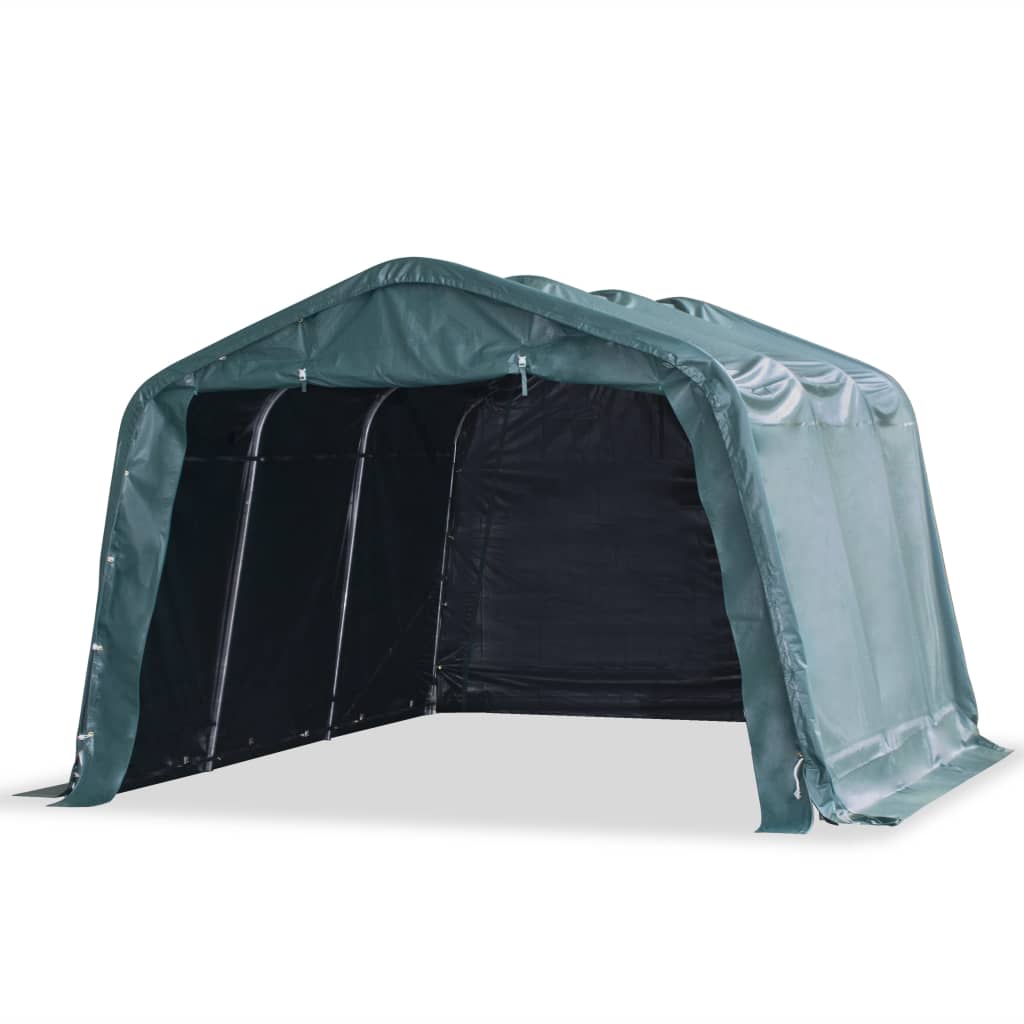 Removable Livestock Tent PVC 550 g/m2 3.3x4.8 m Dark Green