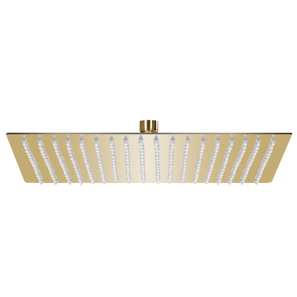 Rain Shower Head Stainless Steel 50x50cm Square Gold