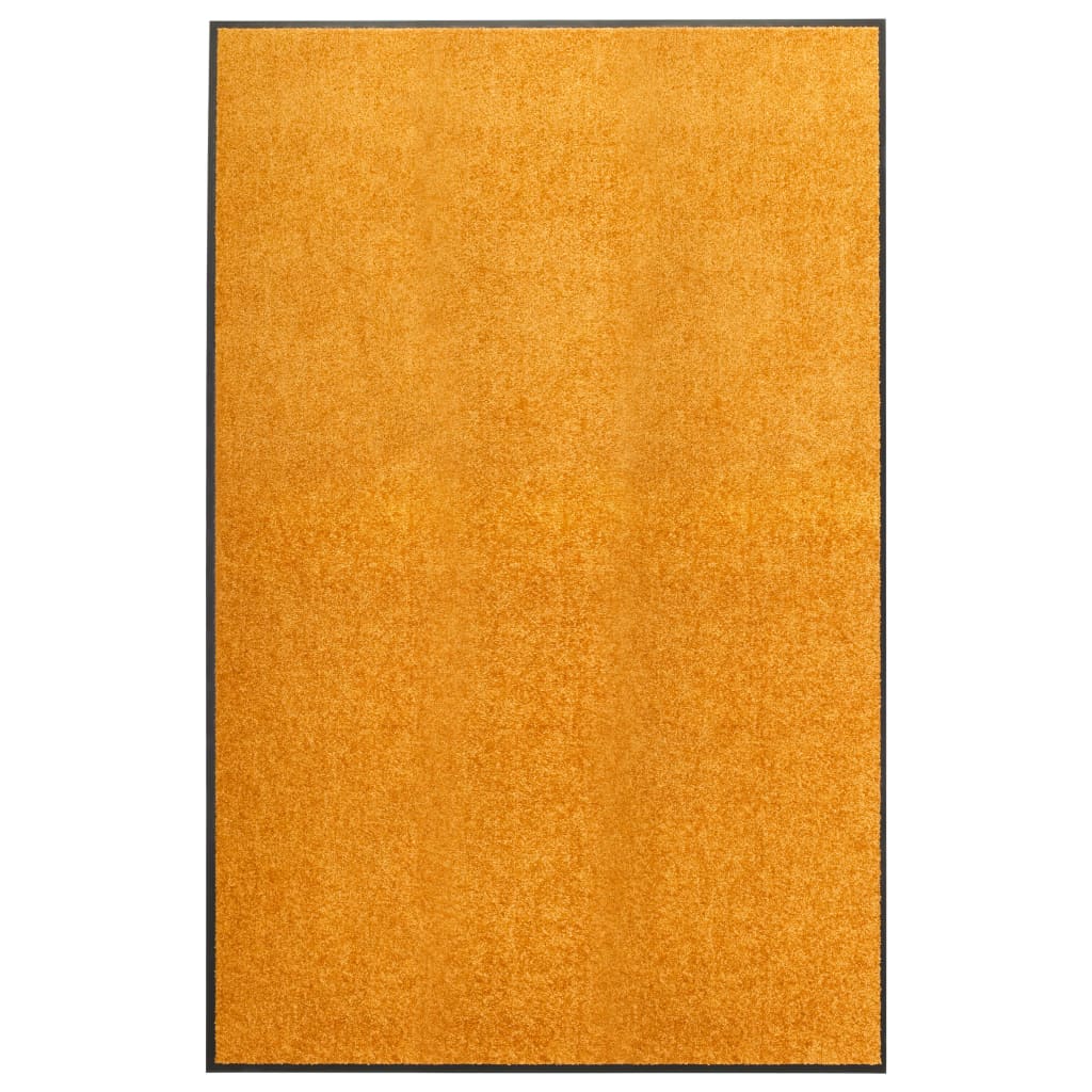 Doormat Washable Orange 120x180 cm