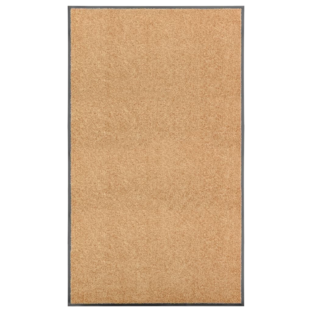 Doormat Washable Cream 90x150 cm