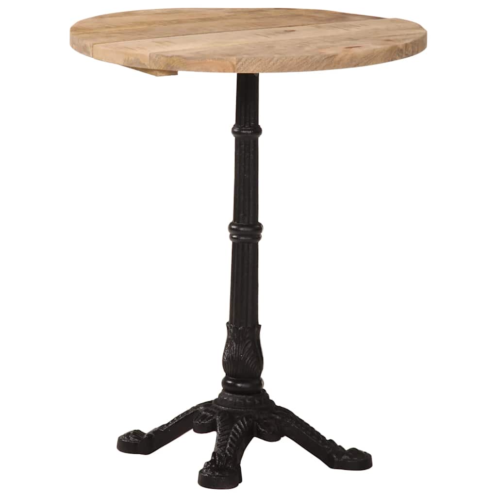 Mango Wood Bistro Table 60x76 cm Rough