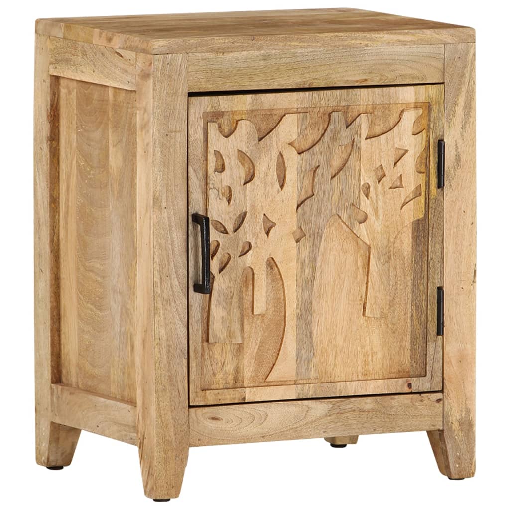 Bedside Table - ANCONA Rae Nightstand Natural 40cm
