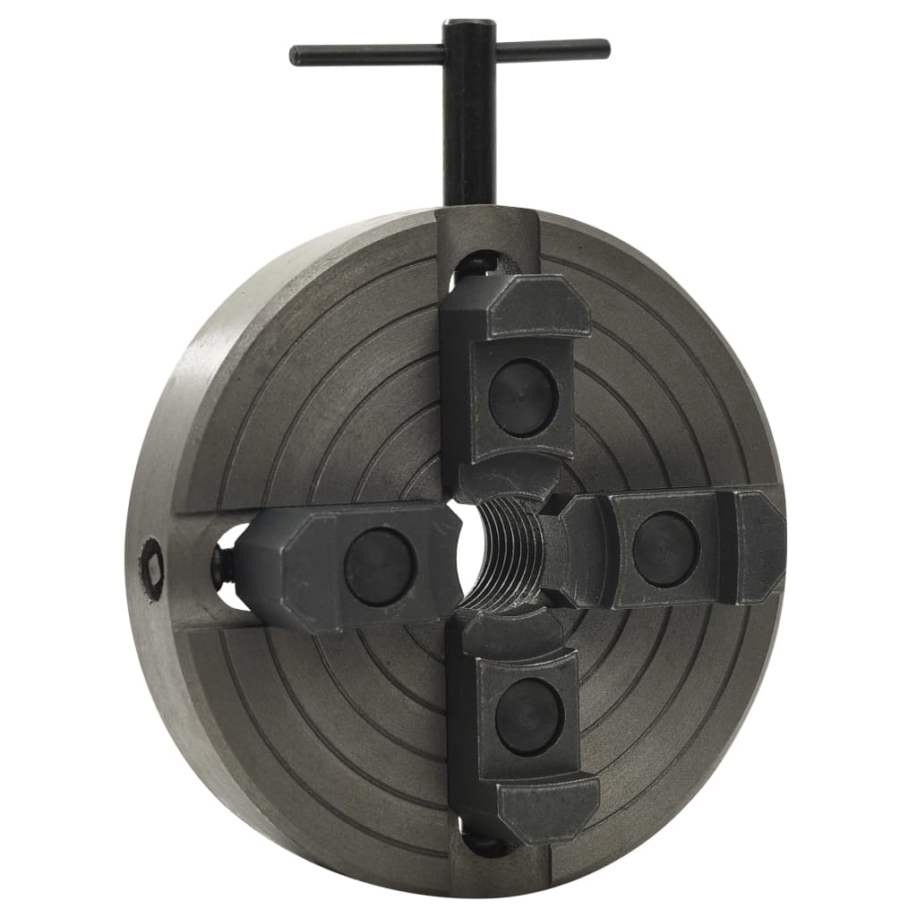 4 Jaw Wood Chuck with M33 Connection Steel Black 150x63mm