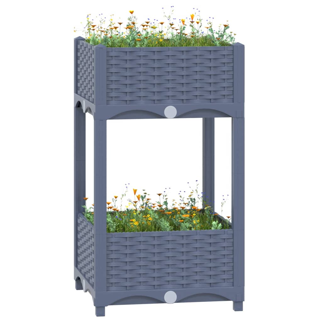 Raised Bed 40x40x71 cm Polypropylene