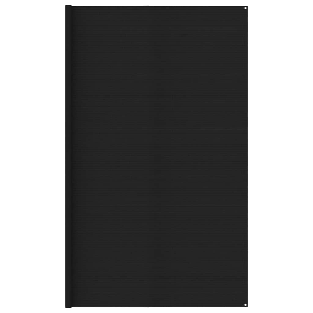 Tent Carpet 400x400 cm Black HDPE