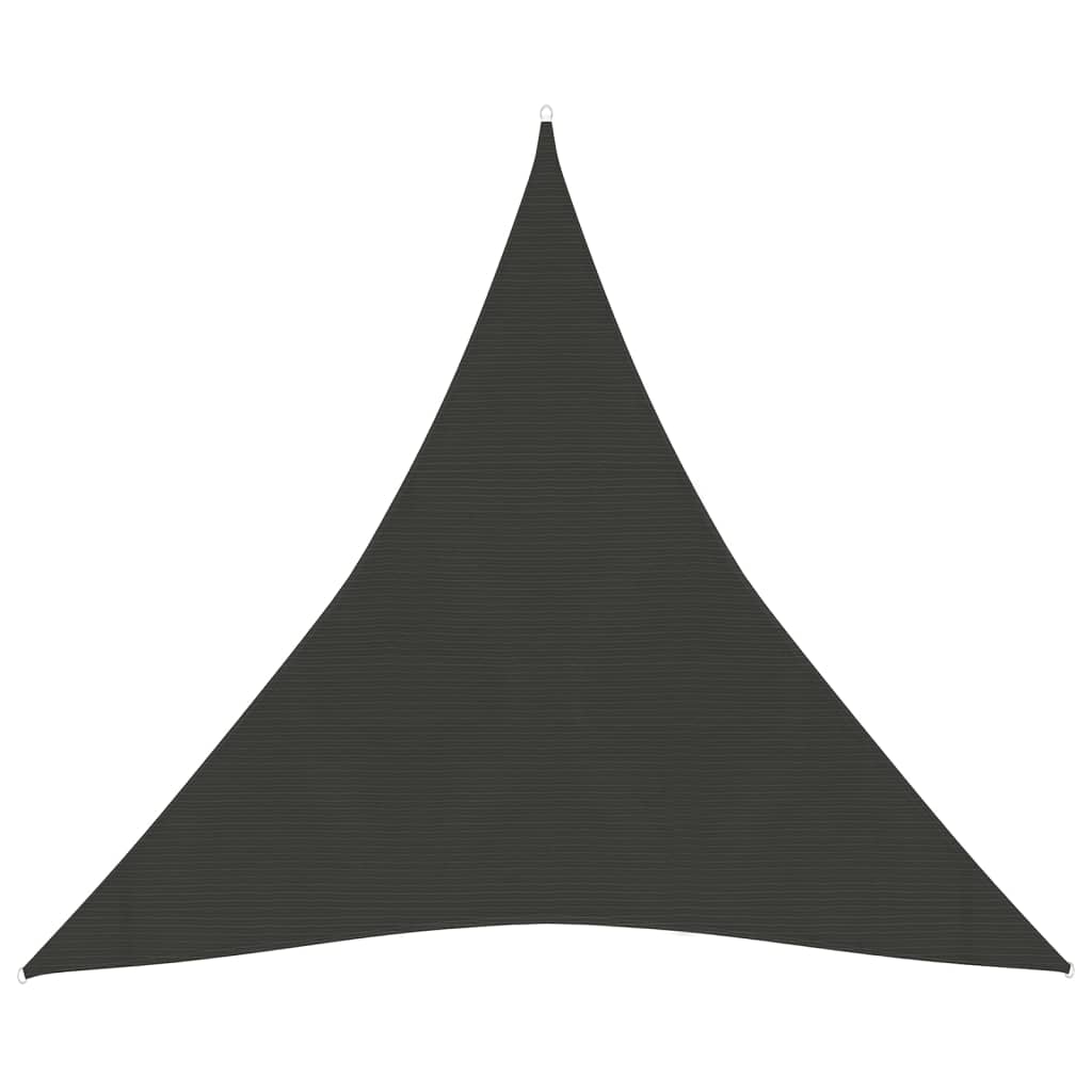 Sunshade Sail 160 g/m2 Anthracite 4x4x4 m HDPE